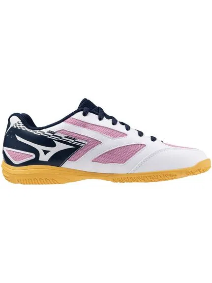 Кроссовки для настольного тенниса «Crossmatch Sword 2» от Mizuno, White X Navy X Pink — фото 3