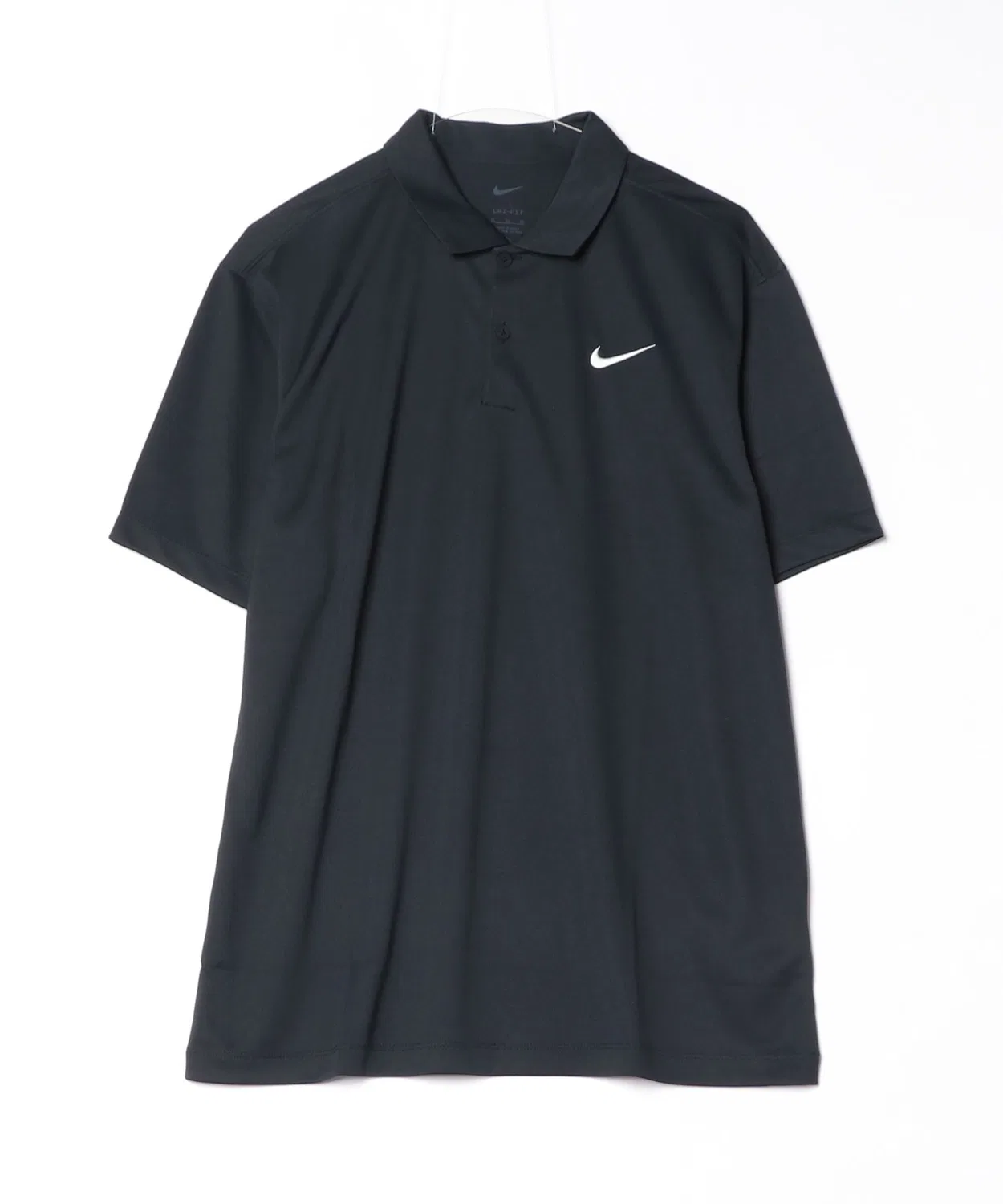 Поло Nike Court Dri-FIT Solid S/S, чёрный