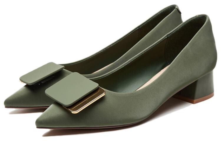 Туфли женские повседневные Women's Casual Shoes Women's Daphne, оливковый — фото 3