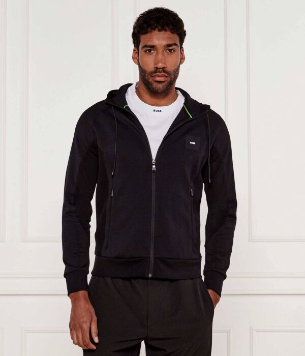 

Свитер с провисающим ребром Regular fit Boss Green, черный