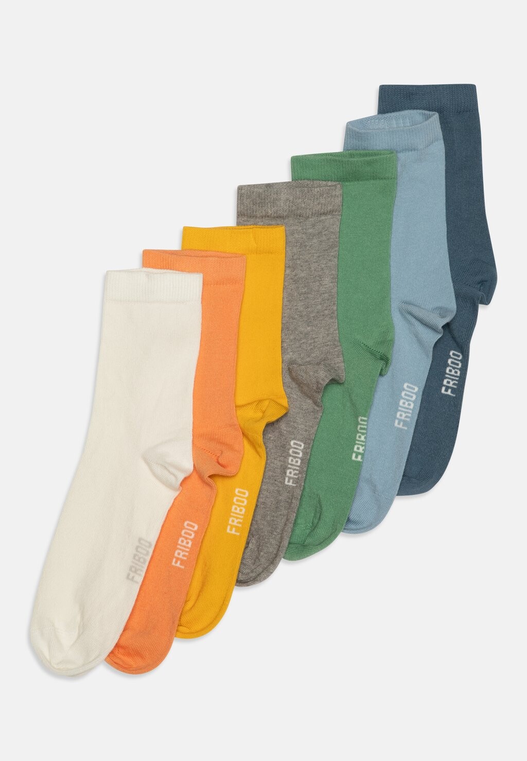 

Носки 7 PACK Friboo, цвет white/light blue/light green