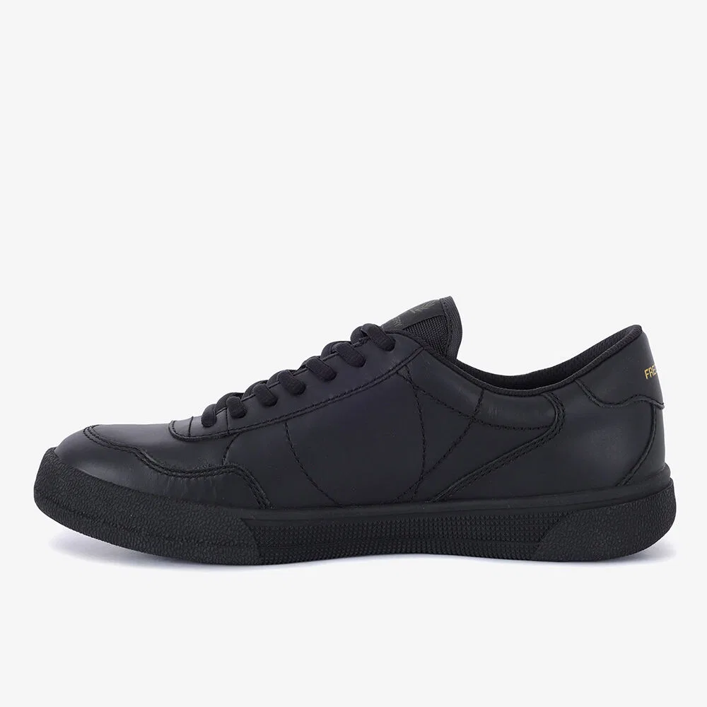 Мужские низкие кроссовки B11 Leather чёрно-зелёные от Fred Perry — фото 2