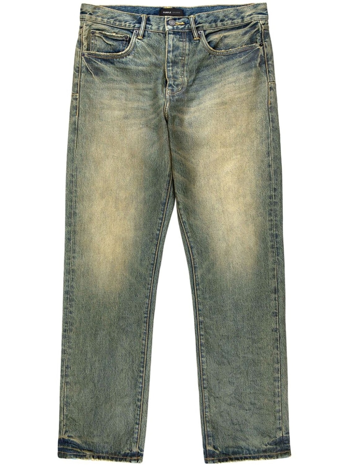 

P011 прямые джинсы Purple Brand, синий