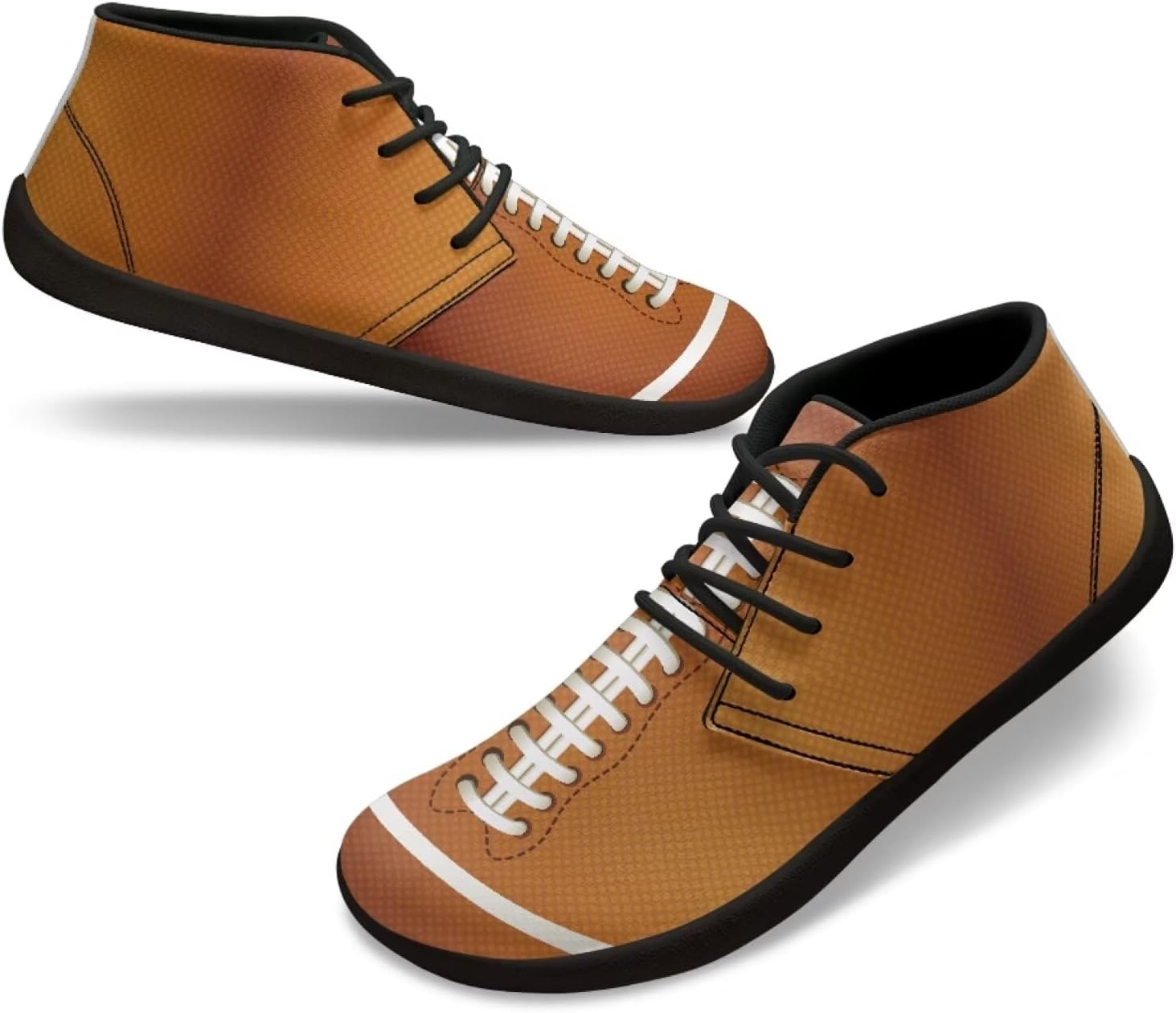 

Мужские кроссовки для ходьбы с широким носком, тренировочные кроссовки с нулевым перепадом высоты подошвы, удобная и дышащая обувь для ходьбы и бега Xixirimido, Rugby Print