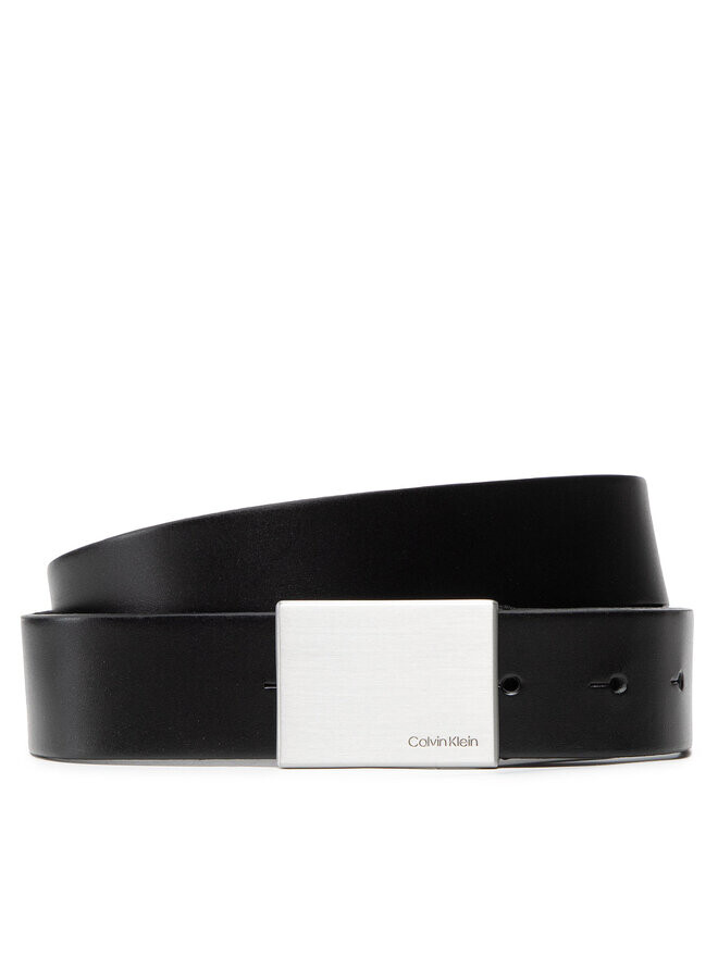

Мужской ремень Calvin Klein Formal Plaque Belt 3.5cm K50K504309, черный