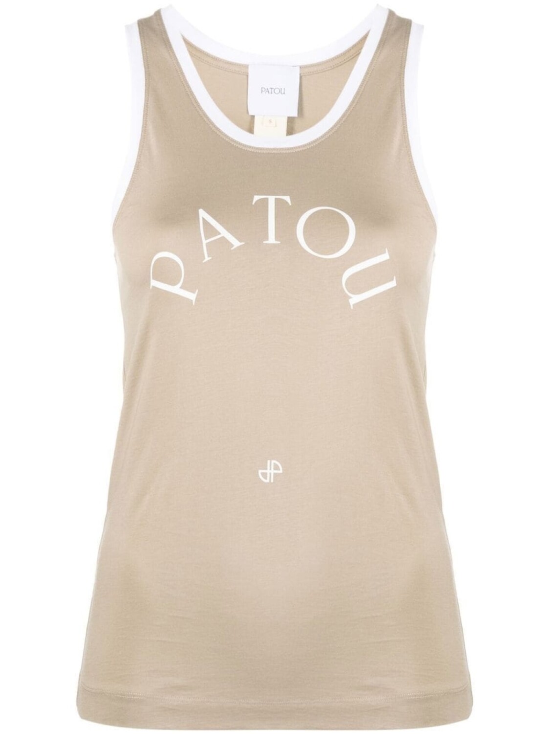

Топ с логотипом Patou, коричневый