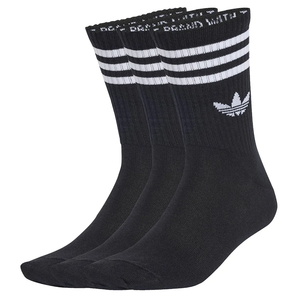 

Носки 3 шт adidas Originals 3 Stripes crew, черный