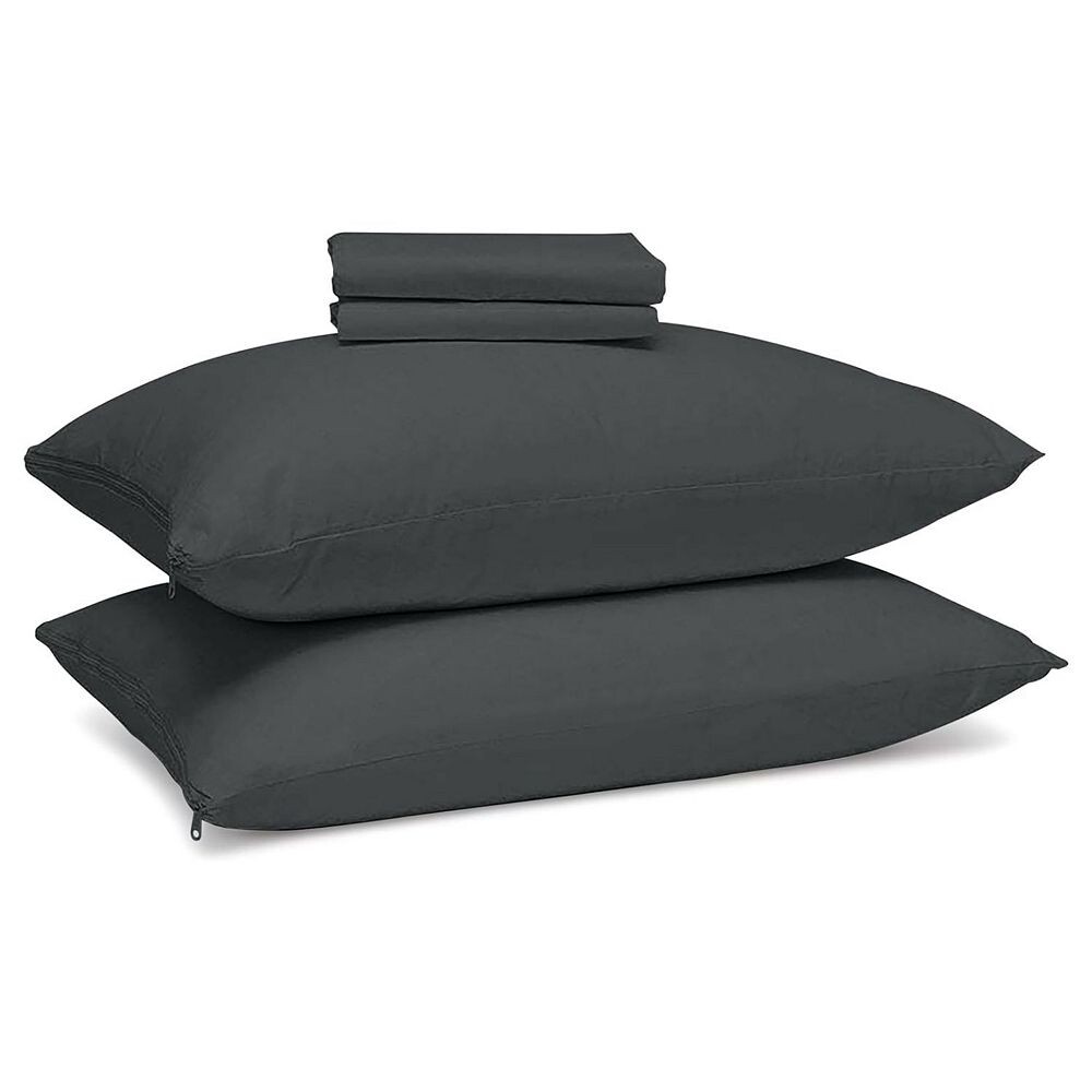 

Защитная подушка Circles Home из 100 % хлопка с застежкой-молнией, 1 упаковка, цвет Charcoal