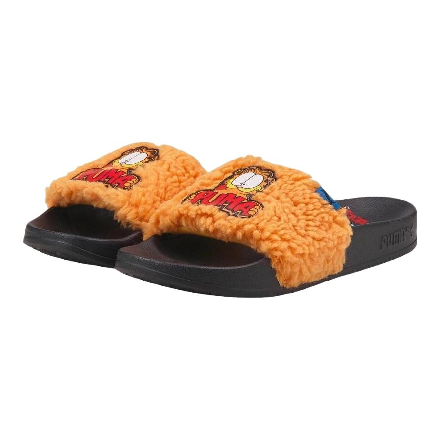 Шепанцы "Leadcat 2.0 Kids" для детей Puma, цвет Black / Daylily Yellow — фото 3