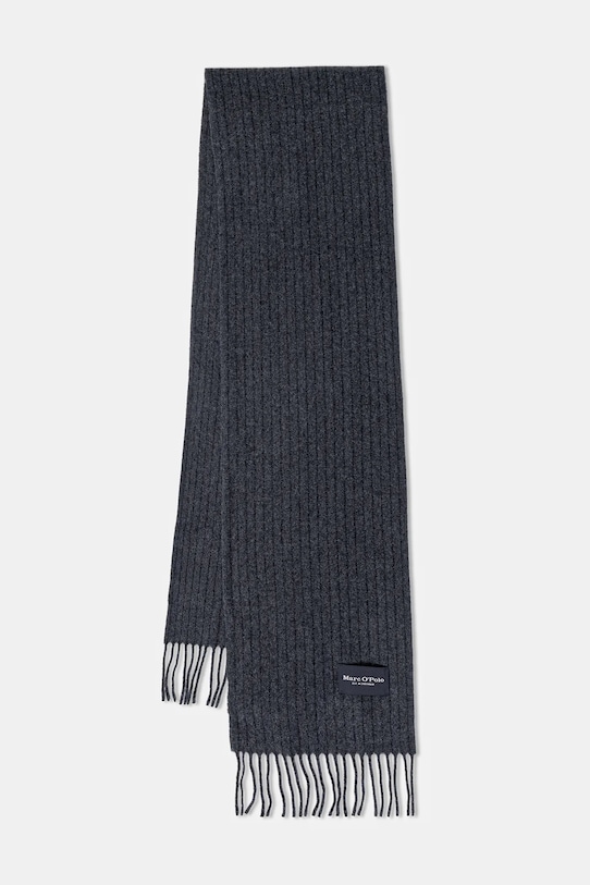 

Шерстяной шарф Marc O'Polo, серый