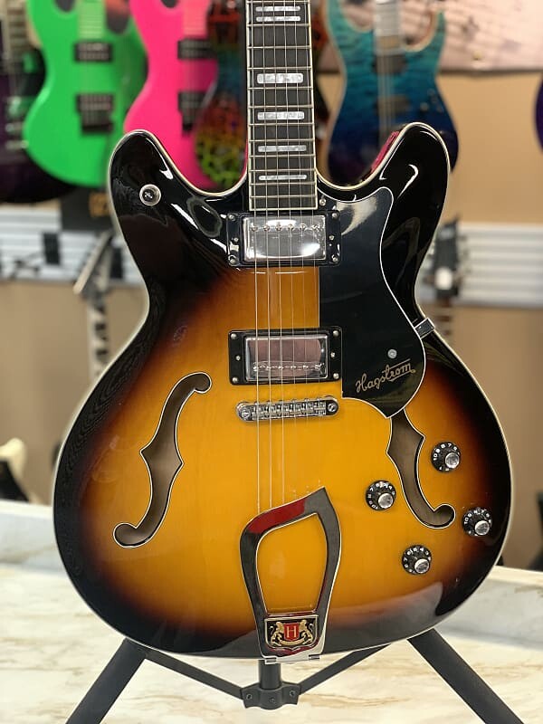

Электрогитара Hagstrom VIK-TSB Viking Semi-Hollow - Tobacco Sunburst