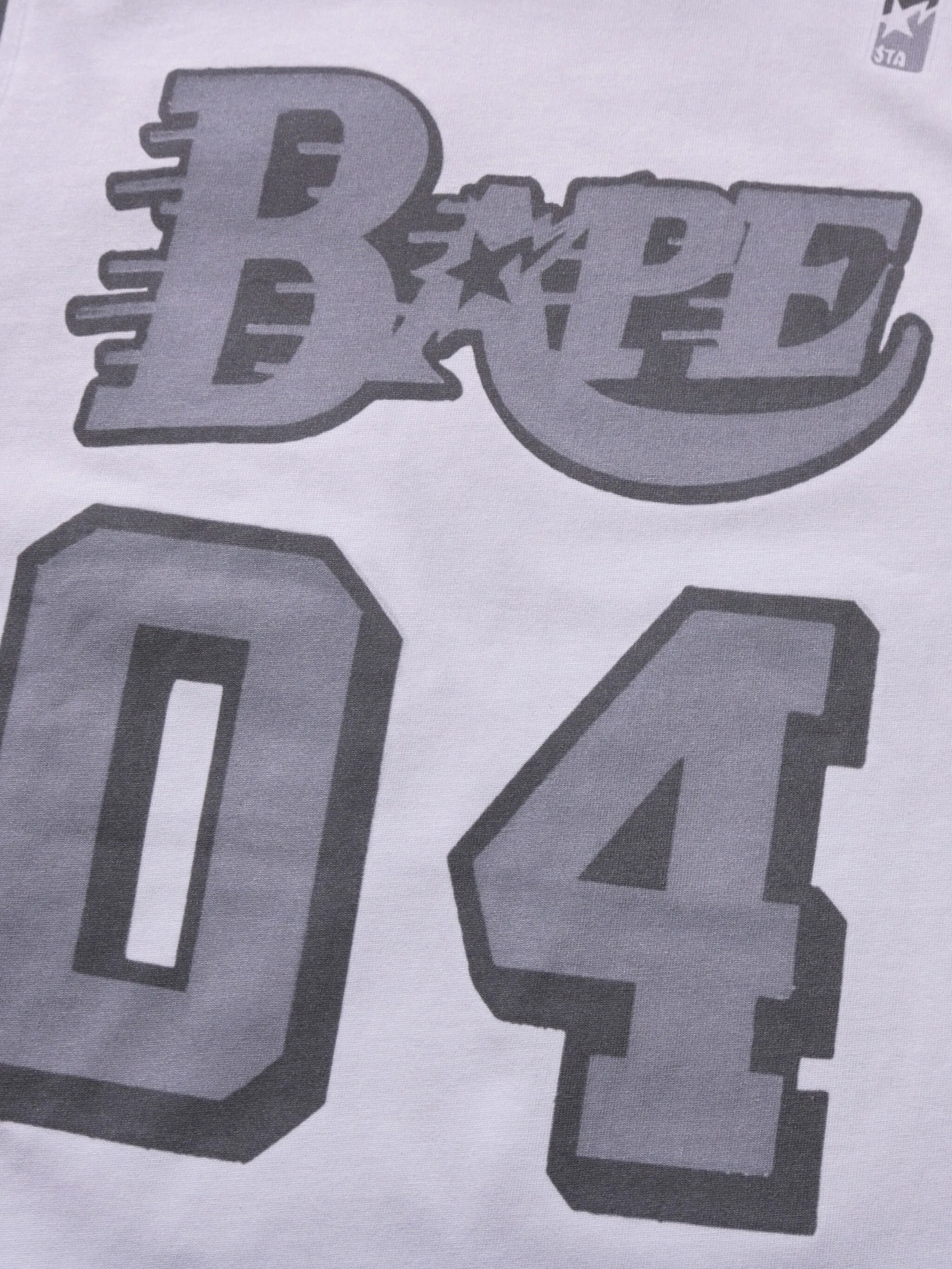Футболка с принтом Fake A Bathing Ape, белый — фото 3