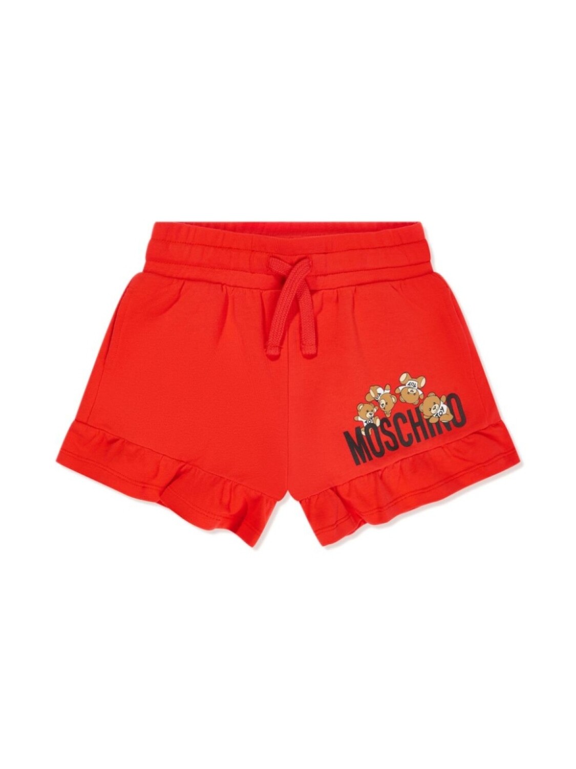 

Шорты с логотипом Moschino Kids, красный