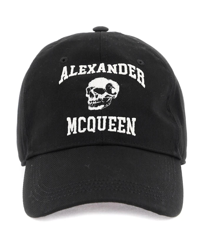 

Бейсболка с вышитым логотипом Alexander Mcqueen, черный