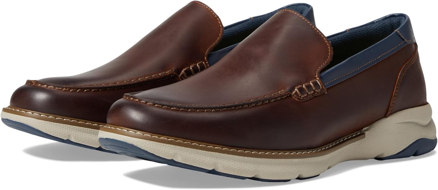 

Лоферы Frenzi Moc Toe Venetian Loafer Florsheim, цвет Brown Crazy Horse