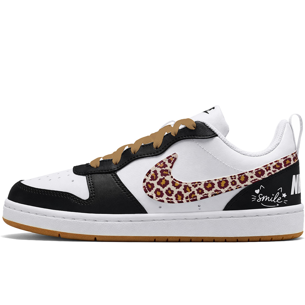 

Кроссовки для скейтбординга Court Borough Final Party из искусственной кожи, устойчивые к истиранию, дышащие, низкие, детские Nike, last party