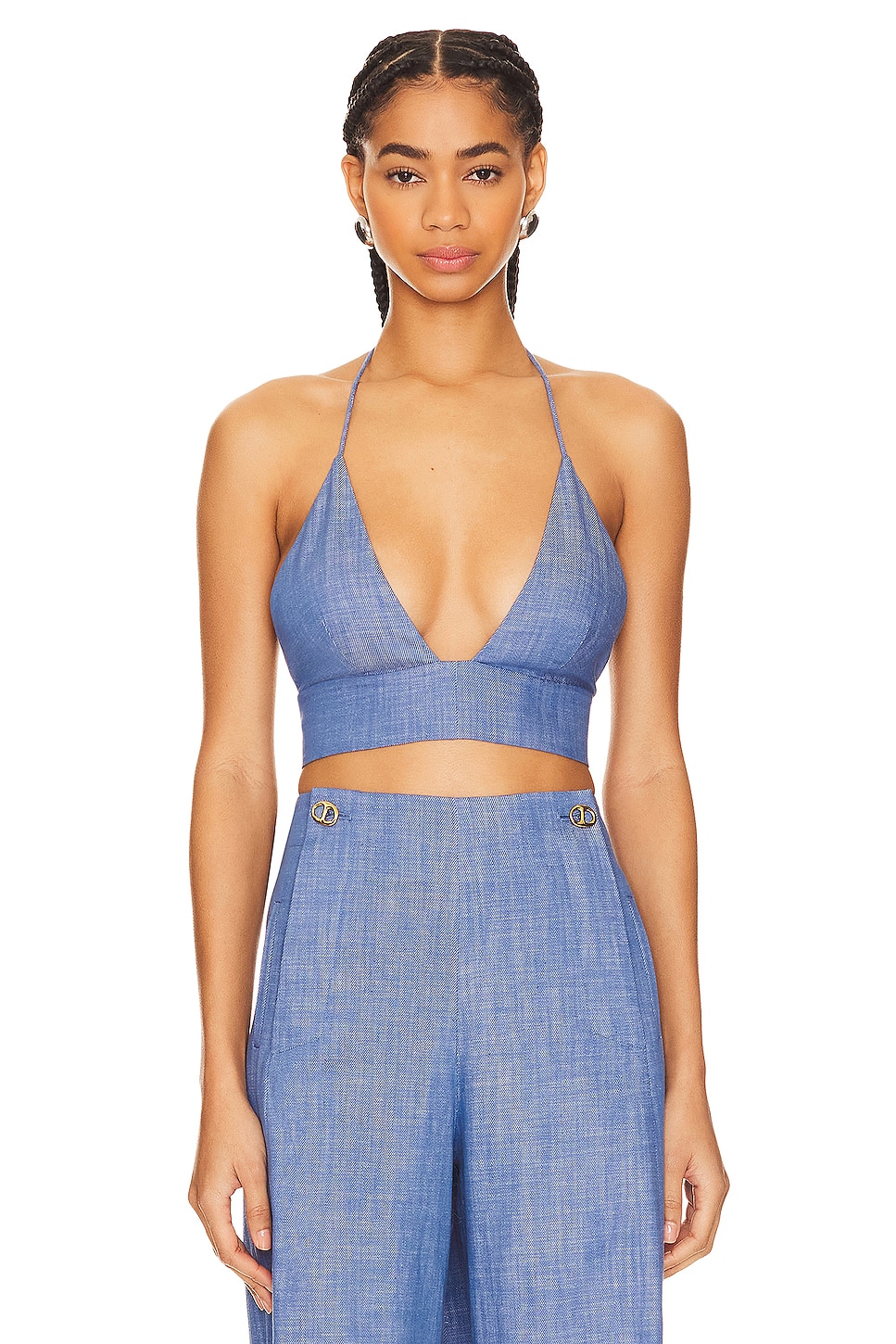 

Риза топ Alexis, цвет chambray