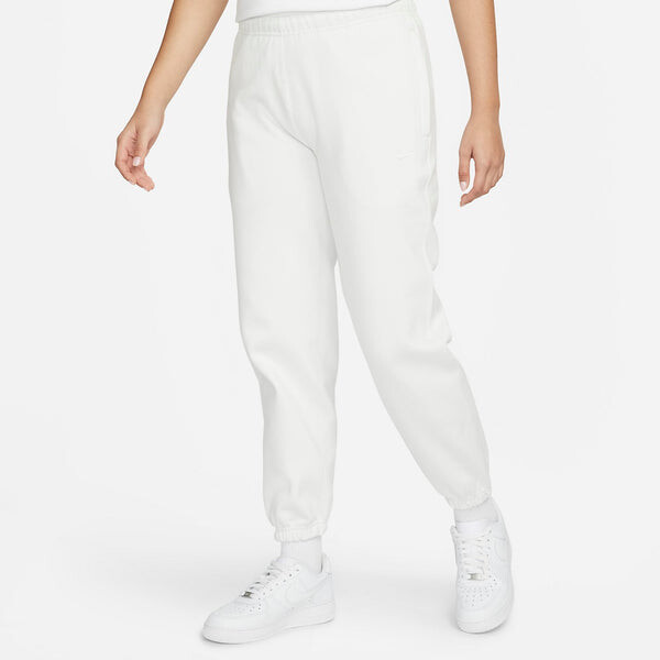 Штаны lab solo swoosh флисовые спортивные штаны азиатские размеры Nike, белый — фото 2