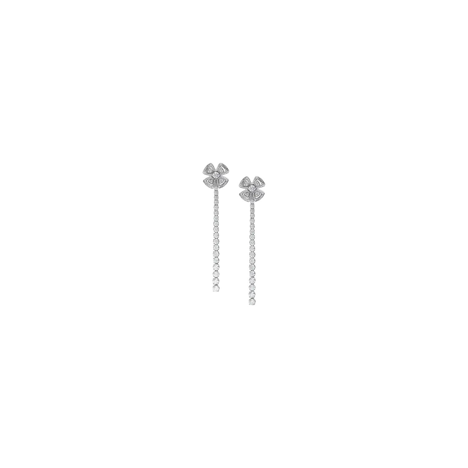 

Серьги-трансформеры Bulgari Fiorever из белого золота 18 карат с бриллиантами