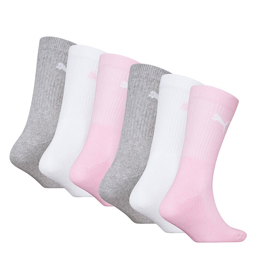 PUMA Носки унисекс, 6 пар, удобная посадка - SPORT JUNIOR 6P ECOM — фото 2