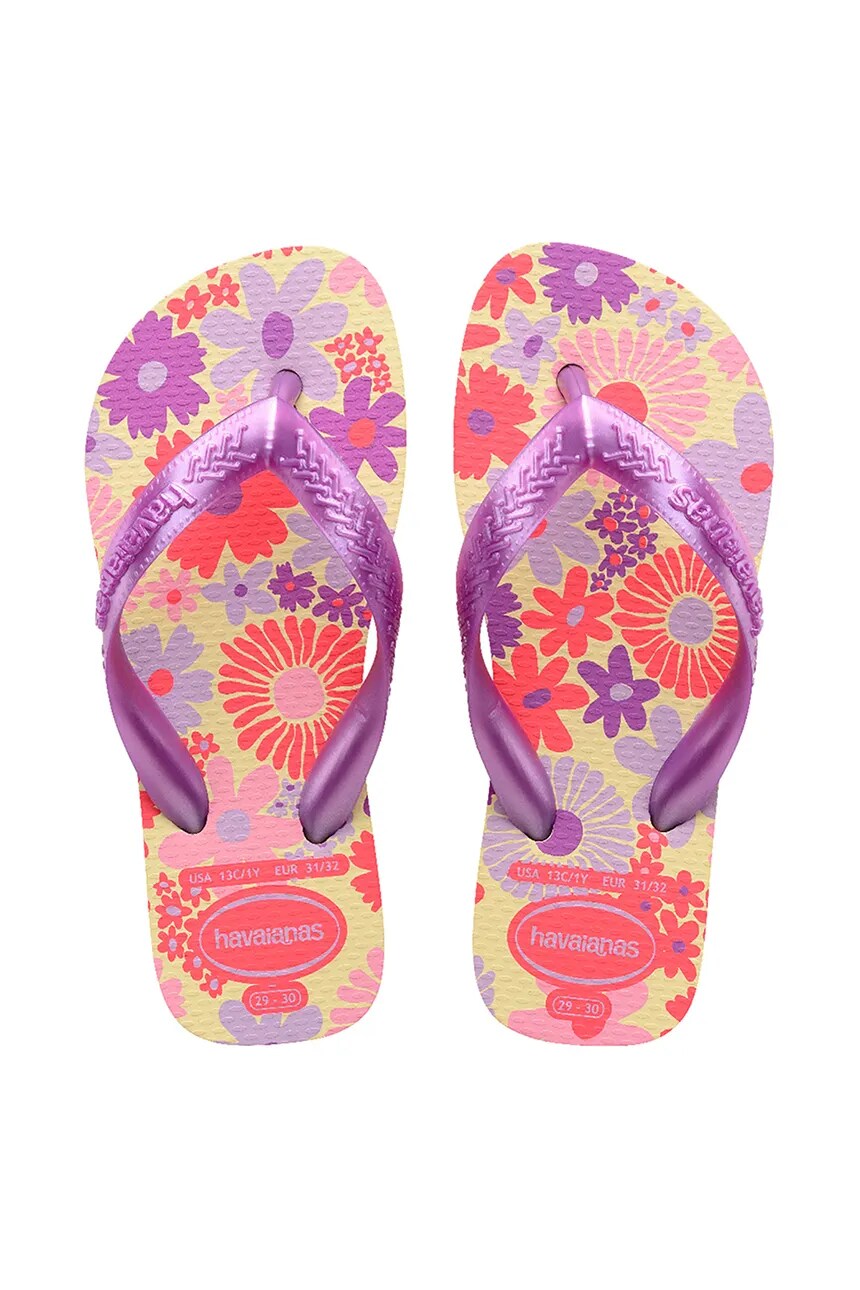 

Детские шлепанцы FLORES Havaianas, фиолетовый