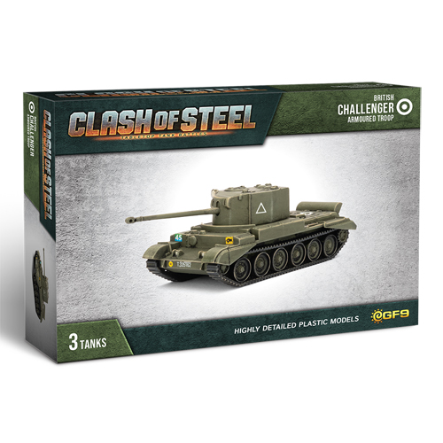 

Фигурка Clash Of Steel – Challenger Armoured Troop (X3 Plastic) Gale Force Nine