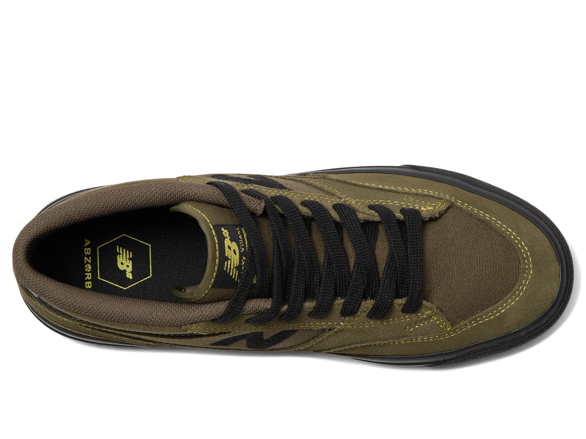 Кроссовки New Balance Numeric 417 - Franky Villani, Olive/Black — фото 2