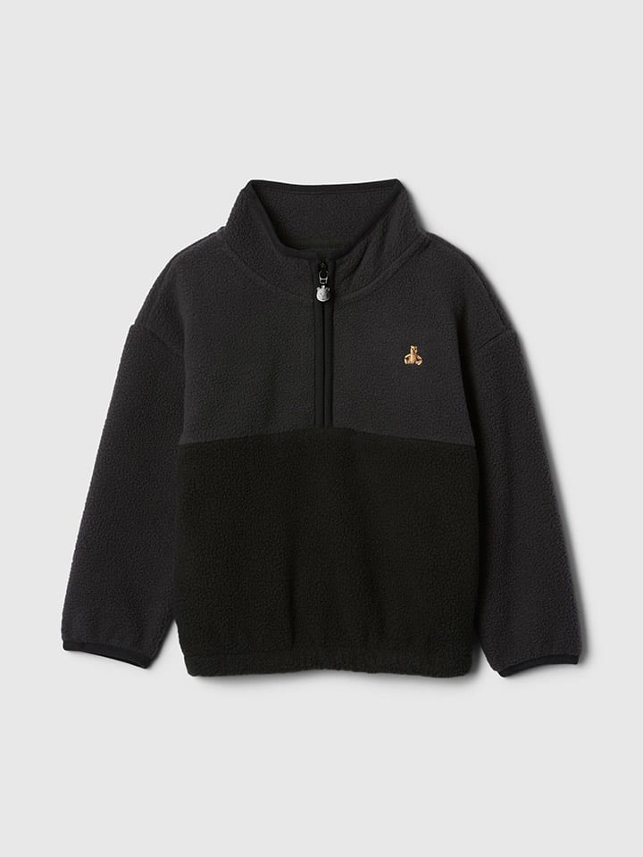 

Флисовая куртка GAP Fleecepullover, черный