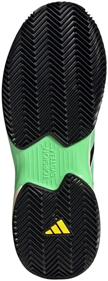 Мужские кроссовки Courtjam Control M ClayShoes - низкие (не для футбола) adidas, желтый — фото 3