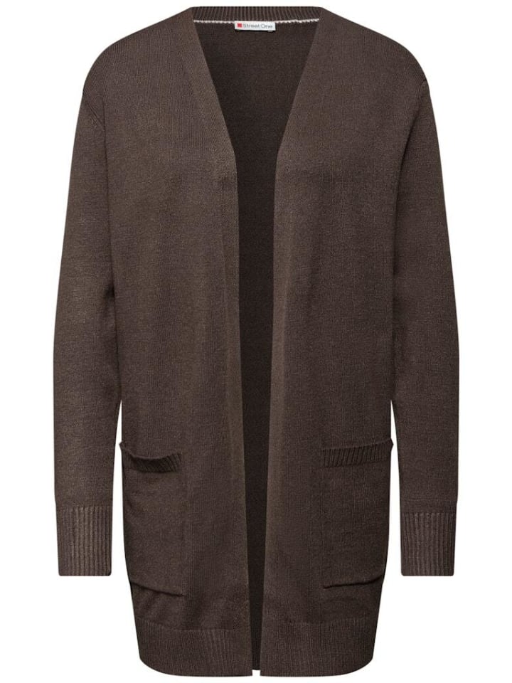 

Свитер из темно-коричневого меланжа Nomad. Street One