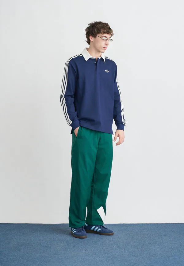 Спортивные брюки arch, унисекс, штаны для спортивного костюма Adidas Originals, Collegiate Green/White — фото 2