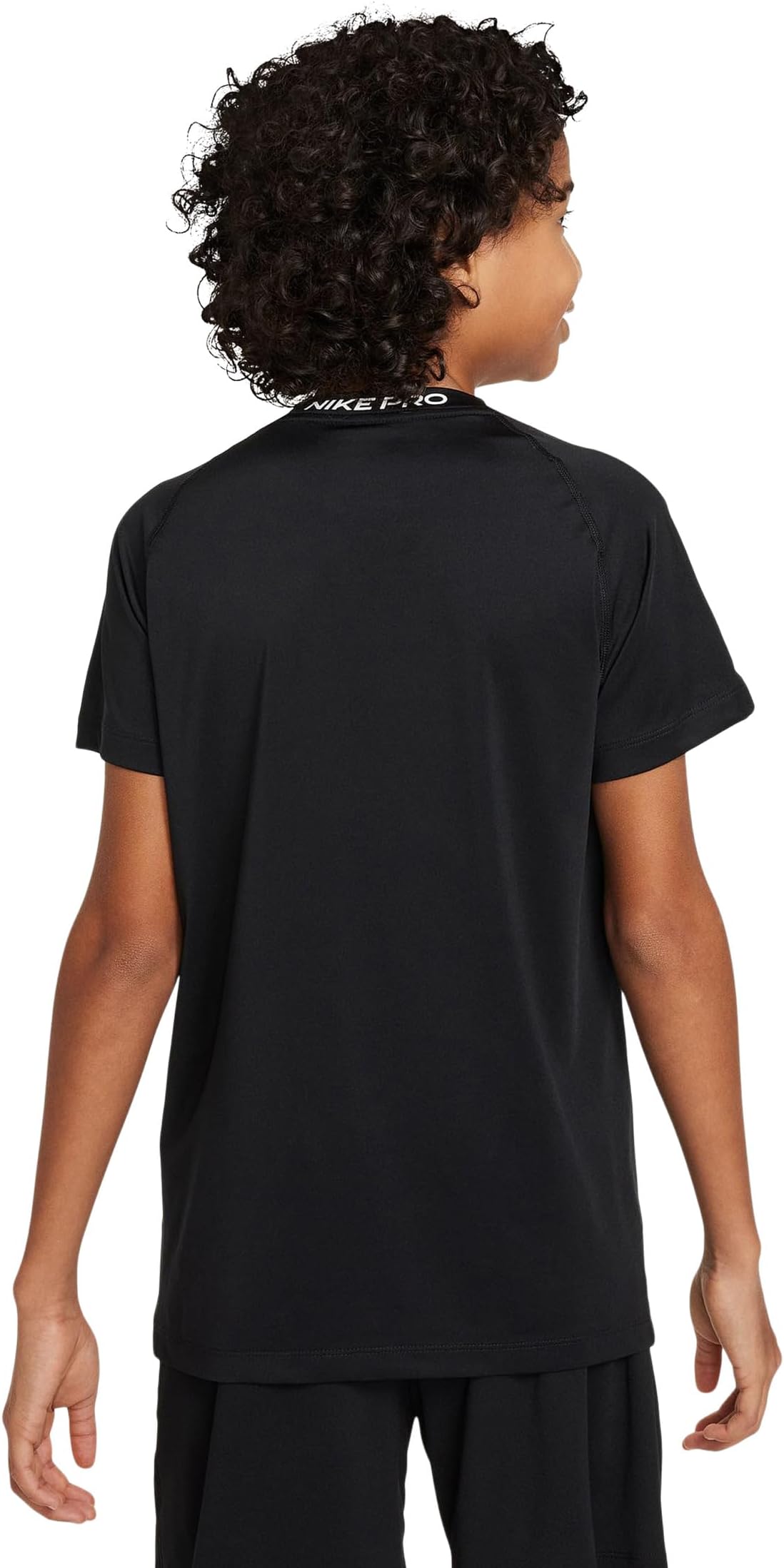 Топы с короткими рукавами Dri-FIT Nike Kids, Black/White — фото 2