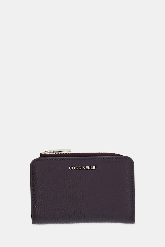 

Кожаный кошелек Coccinelle, фиолетовый