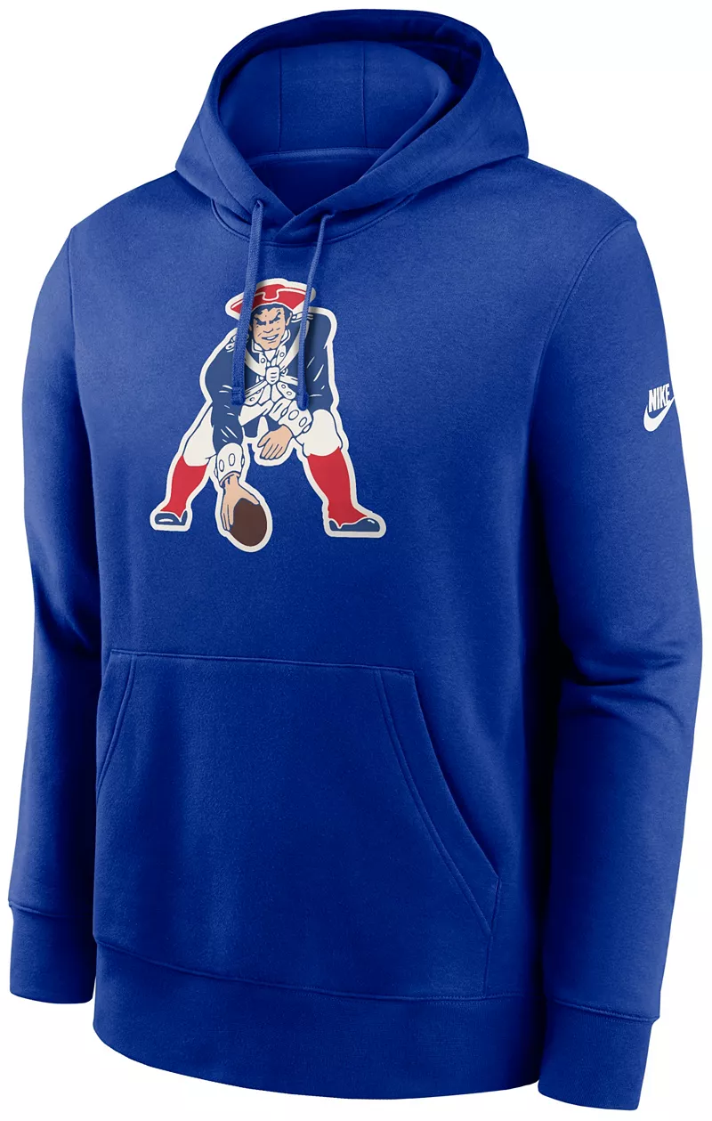 

Мужская толстовка с капюшоном Nike New England Patriots Rewind Club Old Royal