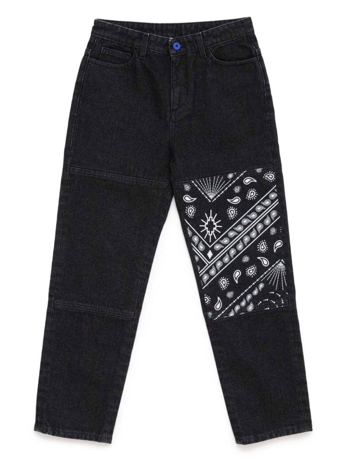 

Джинсы Bandana Insert прямого кроя Marcelo Burlon County Of Milan Kids, синий