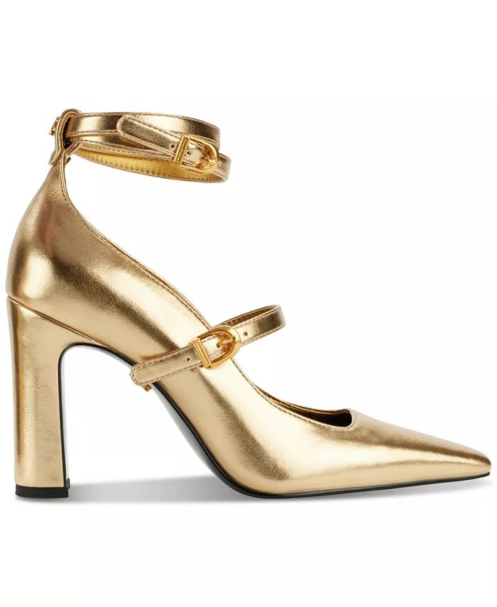 Женские туфли-лодочки Pryce Strappy Donna Karan New York, золотой — фото 2