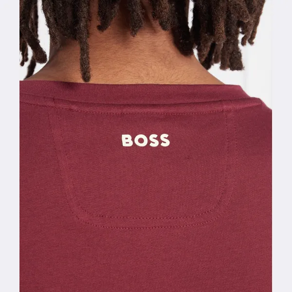Футболка стандартного кроя 1 футболка Boss, бургунди — фото 3