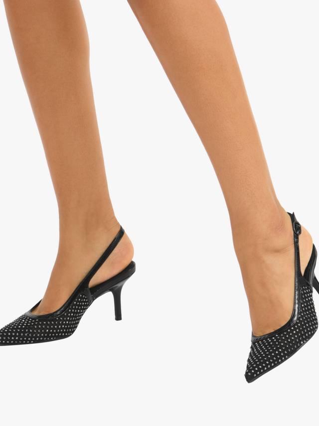 роскошные туфли-лодочки с драгоценными украшениями Carvela, Black — фото 2