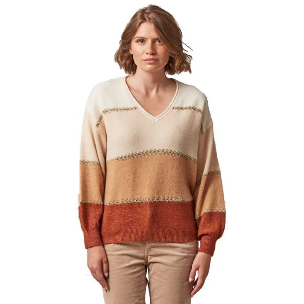 

Свитер Deeluxe Lodina v neck, бежевый