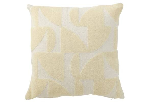 

Подушка J-LINE CDF, 43x43x43 см, желтый