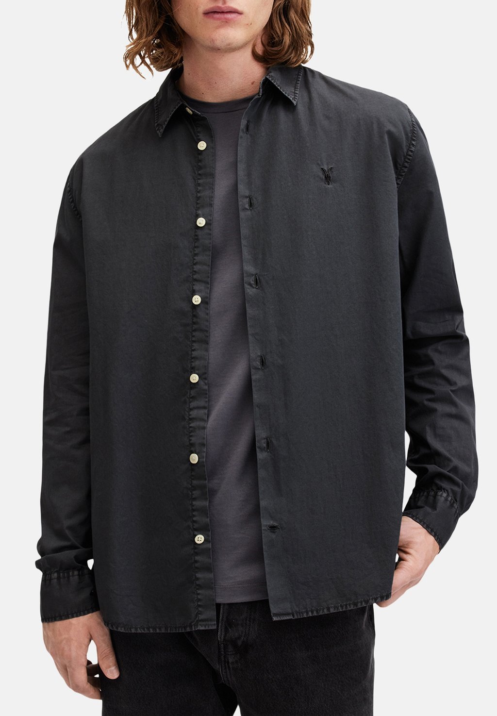 

Рубашка AllSaints, черный
