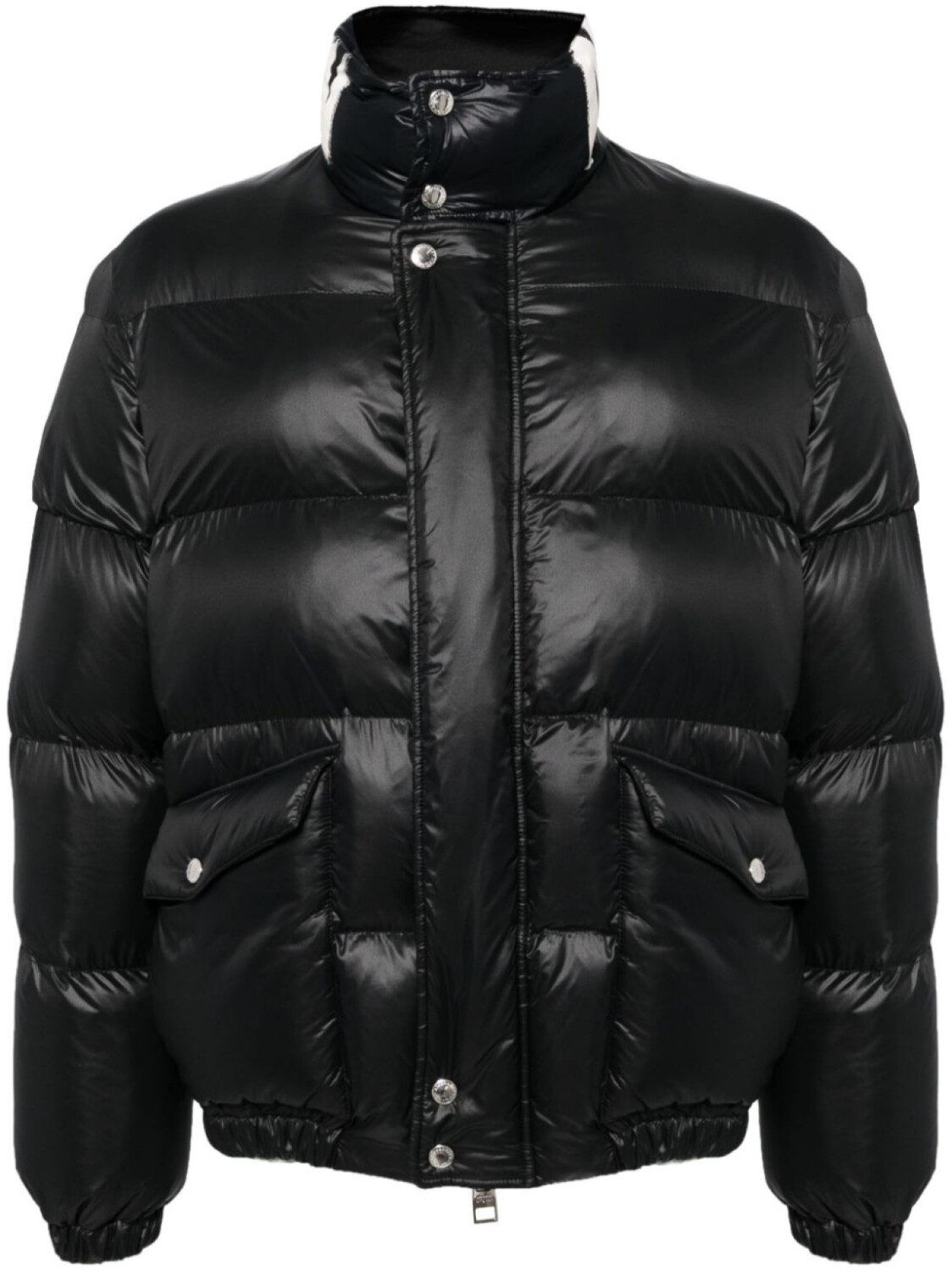 

Пуховик с логотипом Alexander McQueen, черный