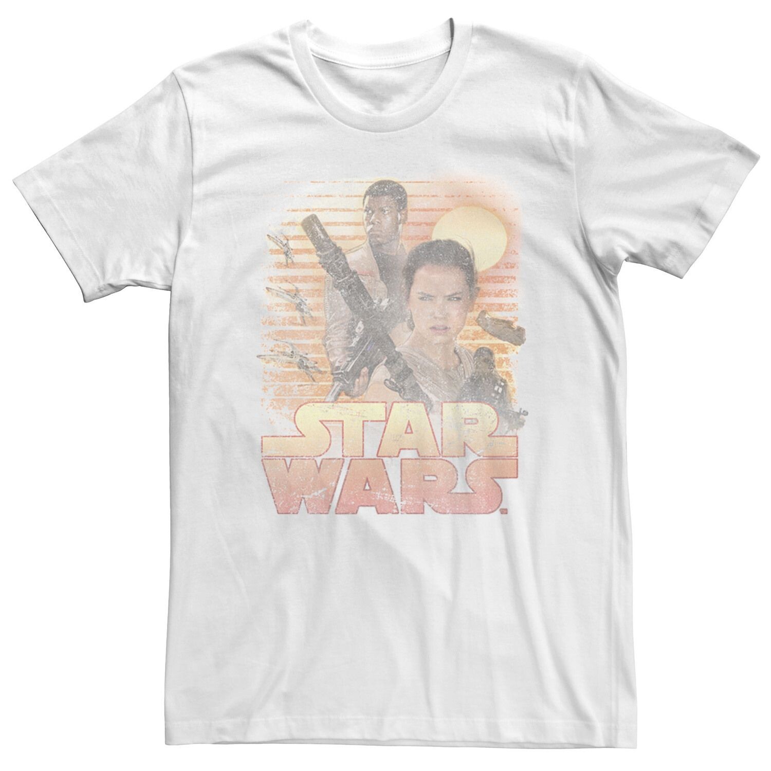 

Мужская футболка Rey Finn Chewbacca Desert Battle Star Wars