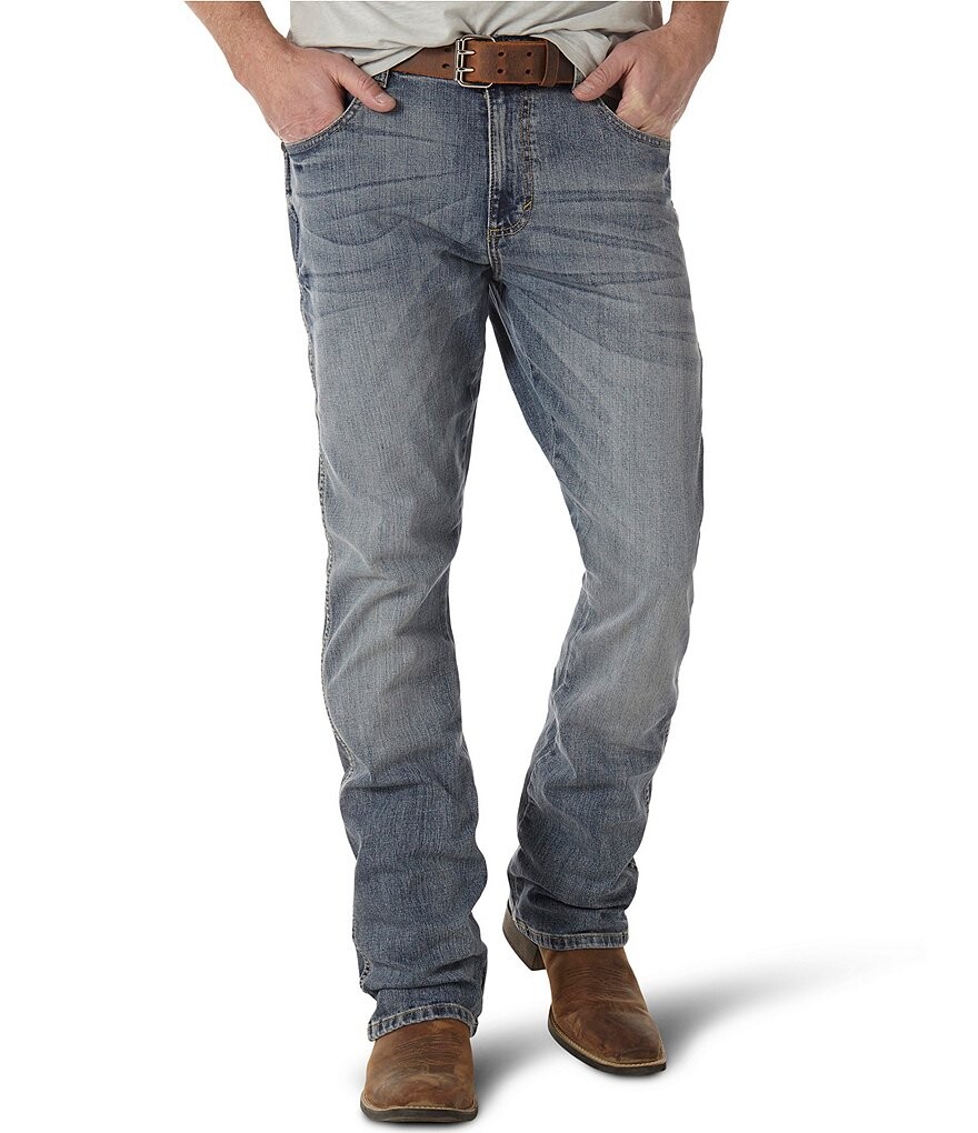 

Джинсы узкого кроя Wrangler Retro Greeley Bootcut, синий