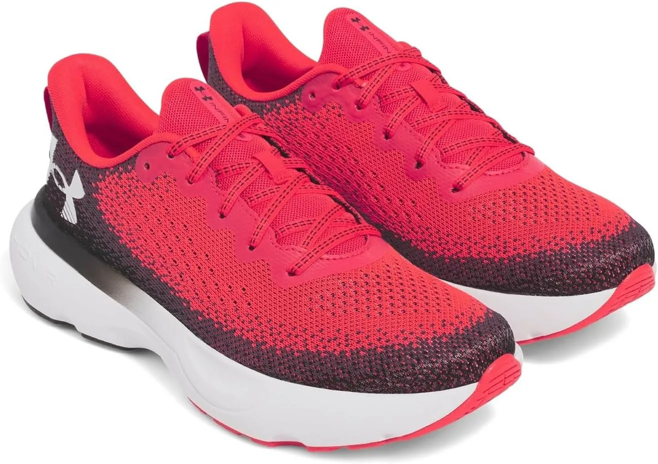 Мужские беговые кроссовки Under Armour Infinite, красно-белый — фото 2