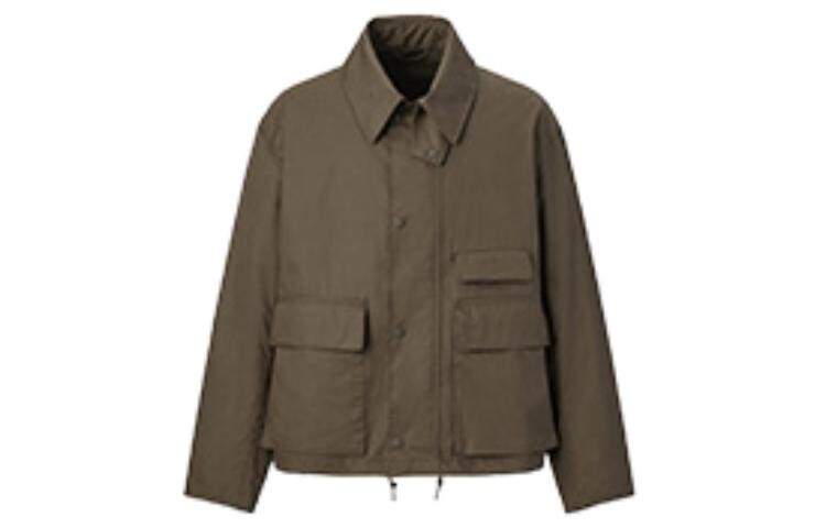 

Утилитарная короткая куртка UNIQLO Unisex, 56 оливковый, Зеленый, Утилитарная короткая куртка UNIQLO Unisex, 56 оливковый
