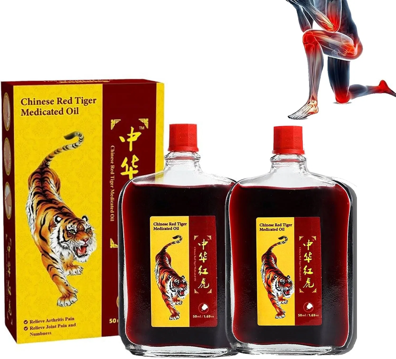 Массажное масло Red Tiger для облегчения боли, 50 мл Generisch