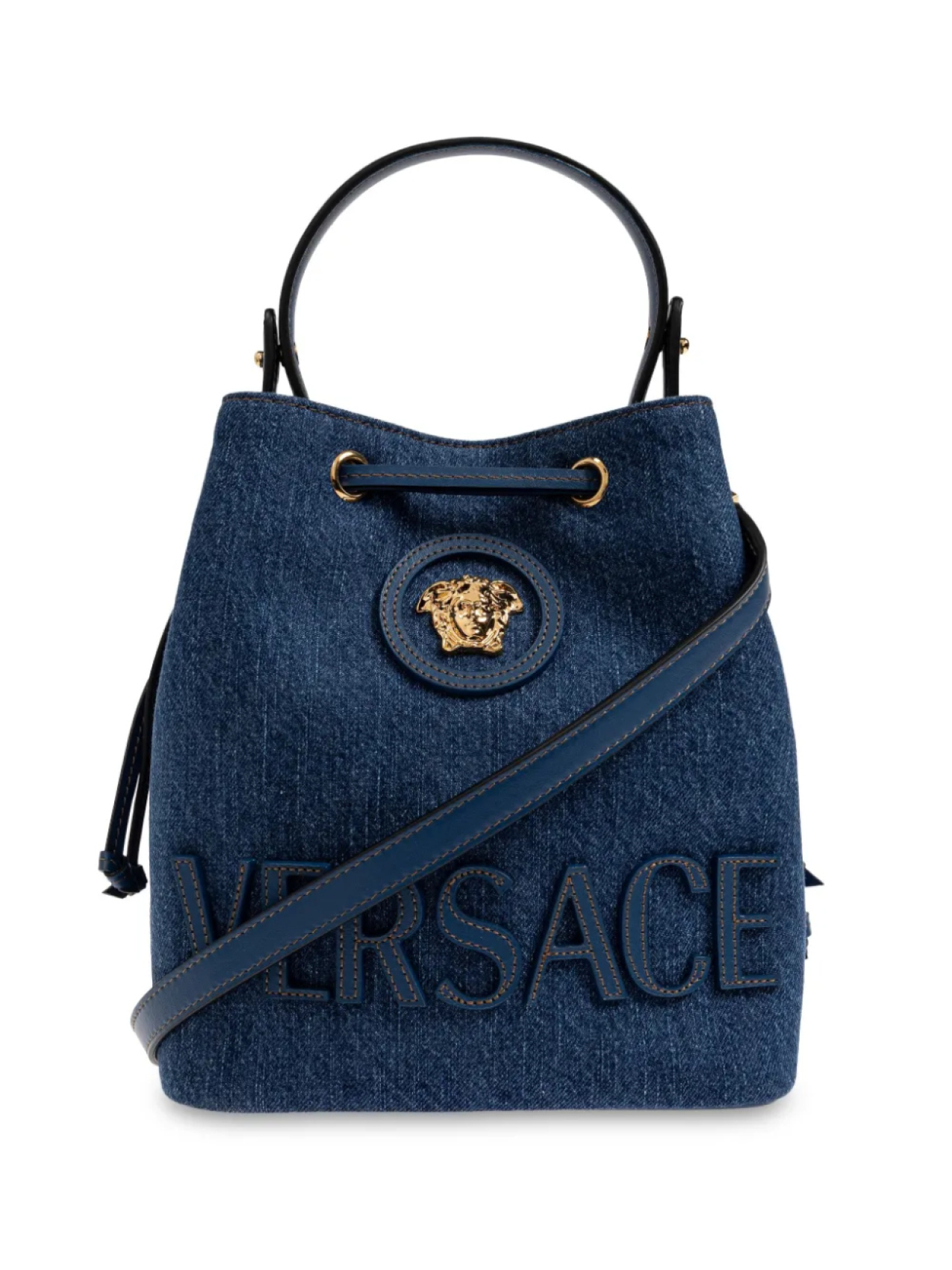 

Сумка-ведро Versace Medusa Head, синий