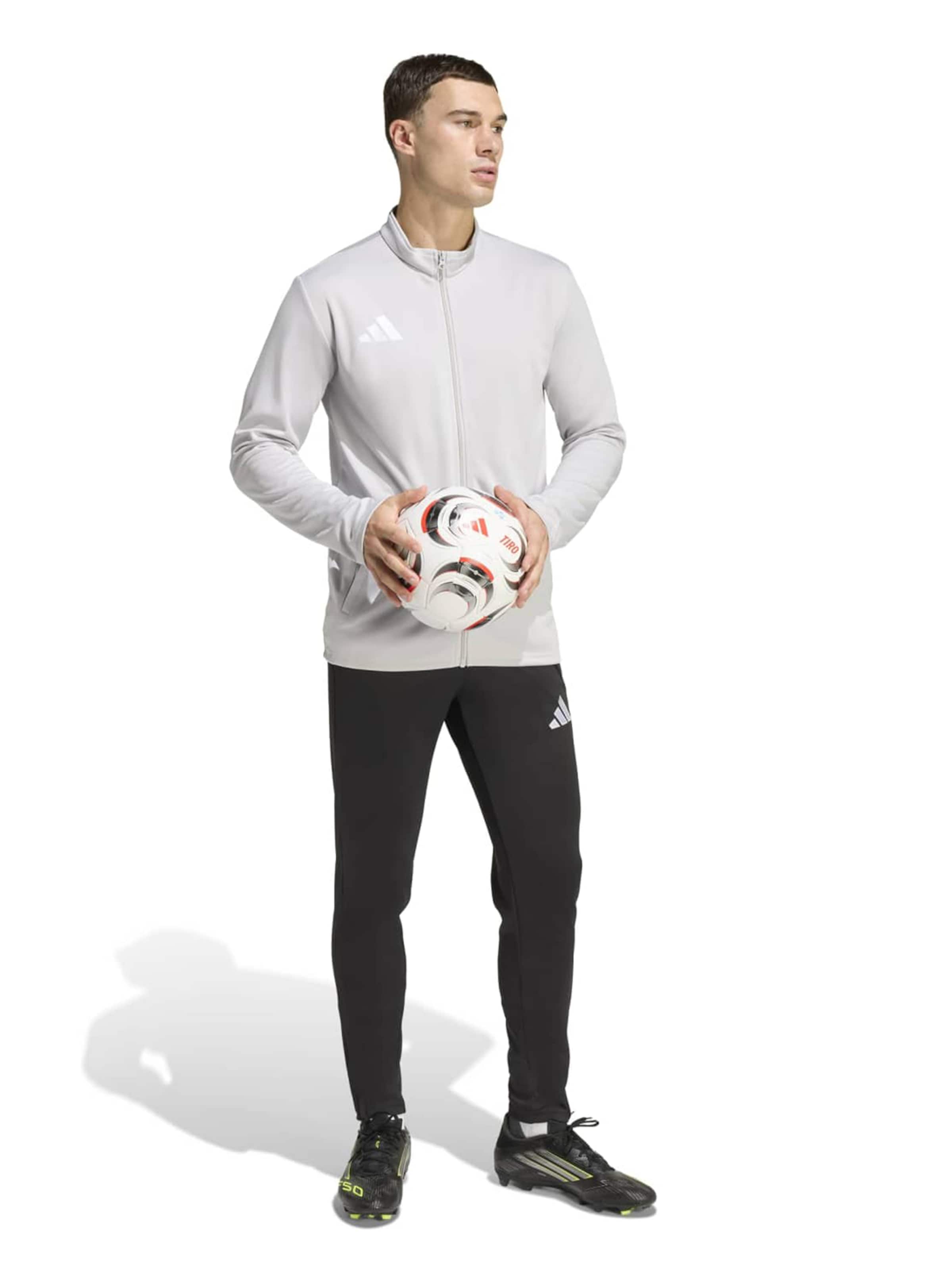 Adidas Performance Спортивный худи на молнии 'ENT26' в светло-сером цвете — фото 3