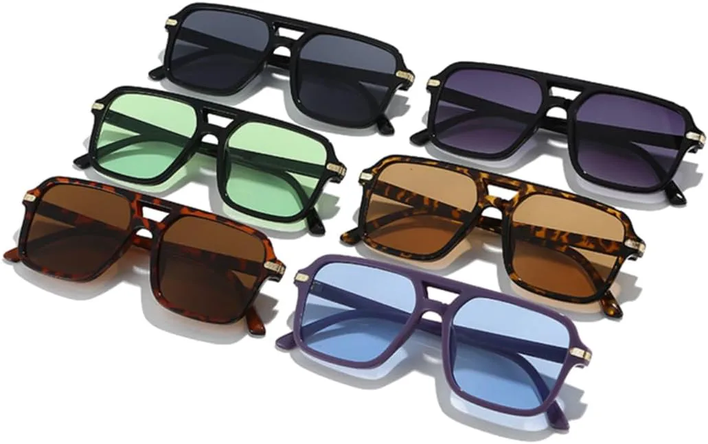 

Винтажные солнцезащитные очки для женщин, модные сине-зеленые оттенки, защита от УФ-излучения UV400, модные для мужчин, с заклепками HHZZYVY, Black Gray Gradient